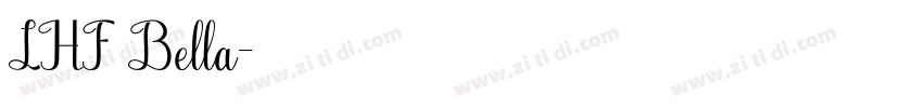 LHF Bella字体转换
